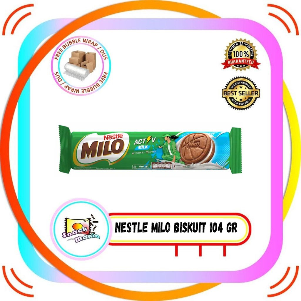 

Nestle Milo Activ Biskuit Krim Susu ~ 104 gr