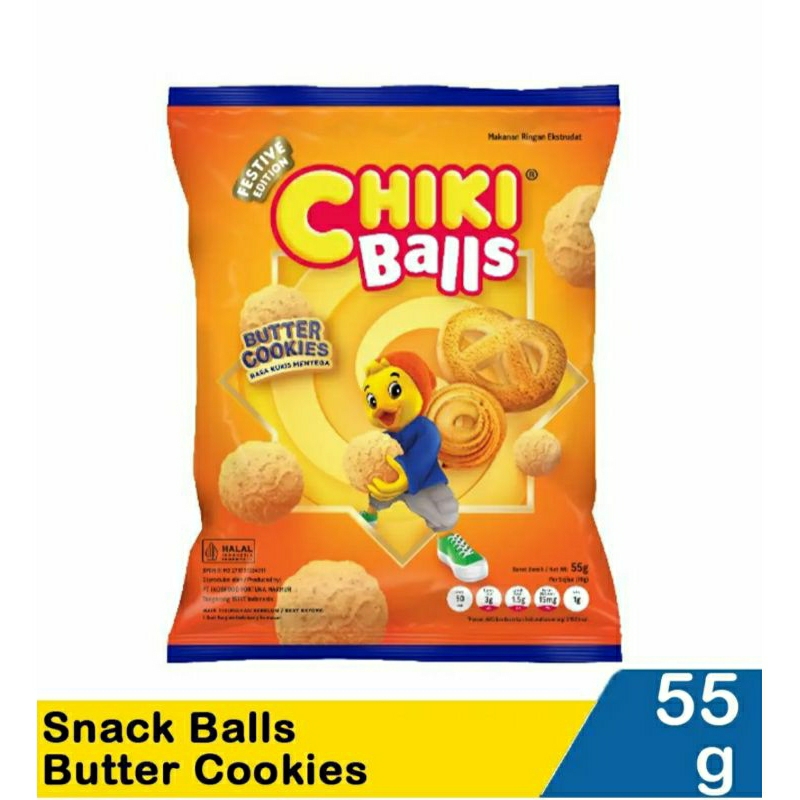 

Chiki snack balls butter cookies 55 gr