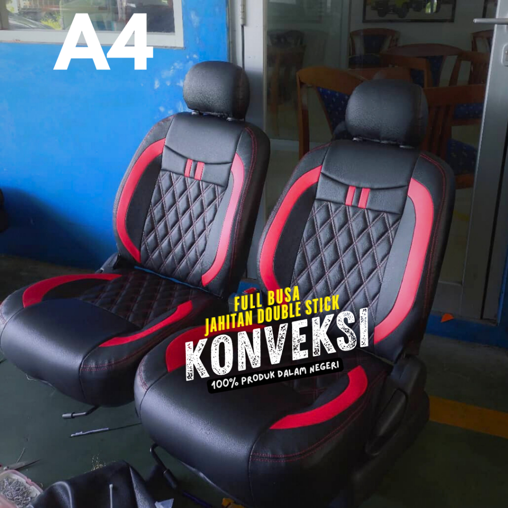 SARUNG JOK MOBIL AVANZA 2005-2010 BAHAN MYO ORIGINAL FULLSEAT 3 BARIS ANTI AIR MUDAH DI BERSIHKAN