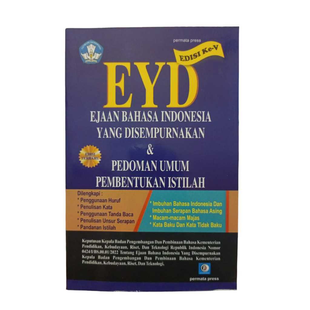 EYD EDISI KELIMA - PERMATA PRESS
