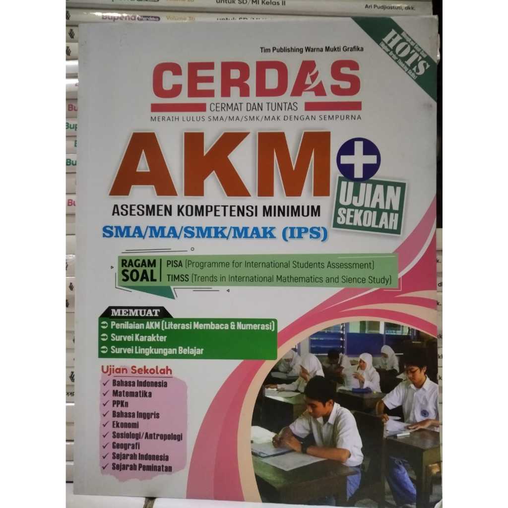 BEST SELLER ORIGINAL CERDAS AKM SMA - TIM PUBLISHING WARNA MUKTI GRAFIKA - WARNA MUKTI GRAFIKA