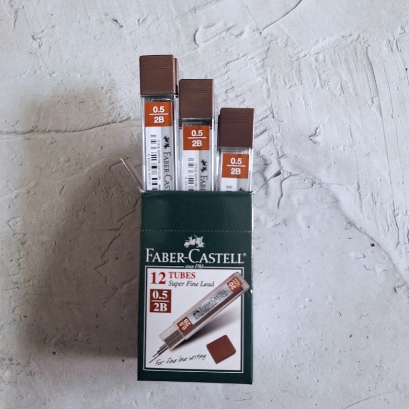 

(12 Tube) Refill Pensil Click Faber Castel 2B 0,5