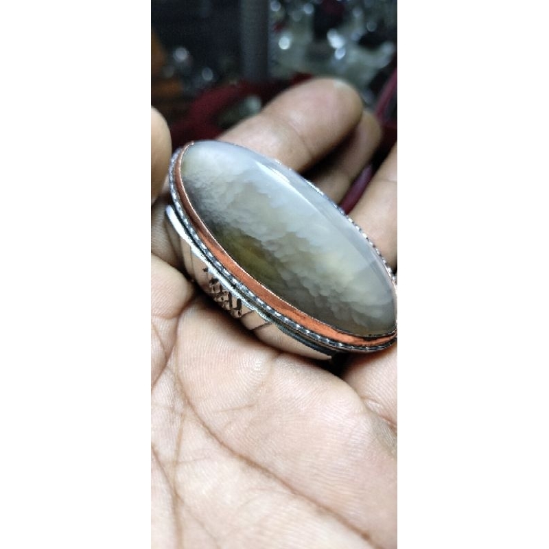 Cincin batu pandan oli Sisik betik