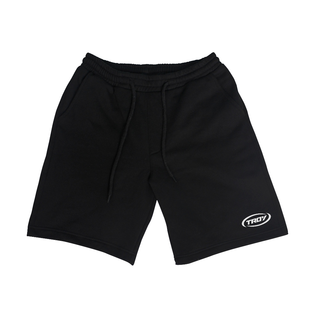 Troy Company Boardshort Fleece Black Hurricane - Celana Pendek Fleece Hitam PTN 2771