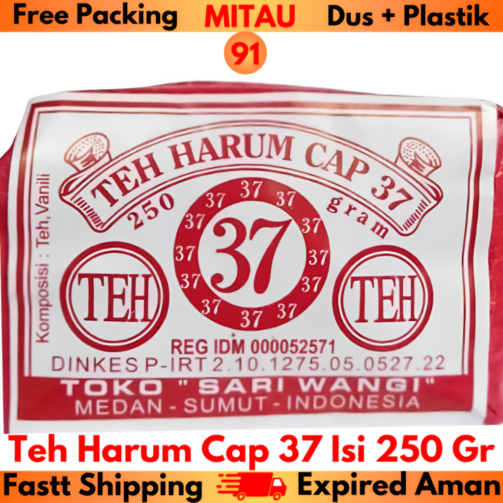 

Teh Harum Cap 37 Isi 250 Gr / Bungkus