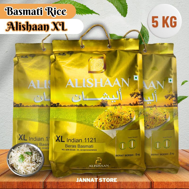 

BERAS BASMATI ALISHAAN ASLI KEMASAN EXPIRY 05/26 5KG