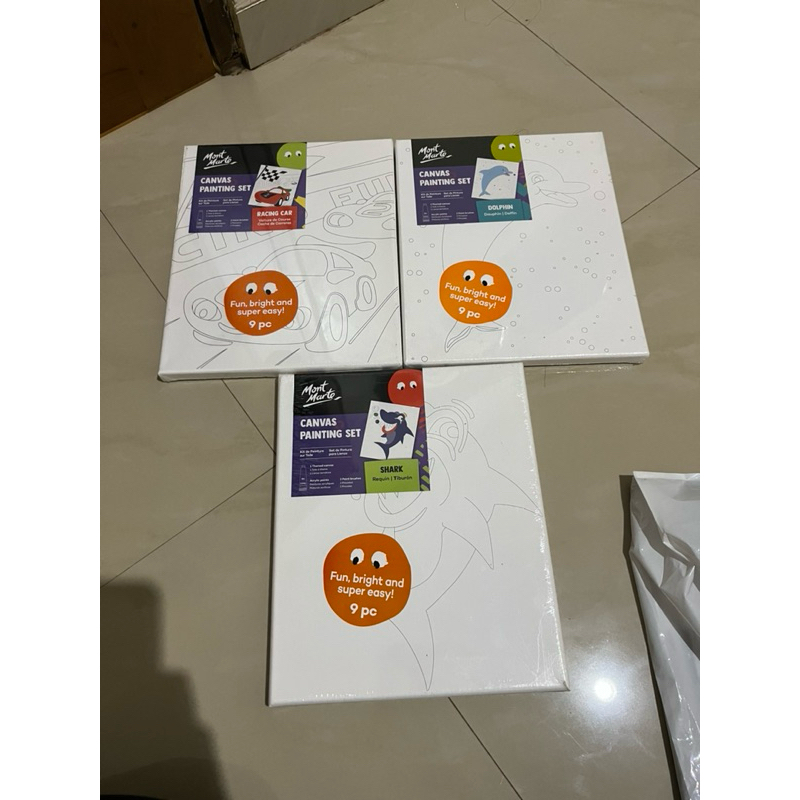

KKV MONT MARTE Coloring Painting Canvas Set Lukis Gambar Anak DIY