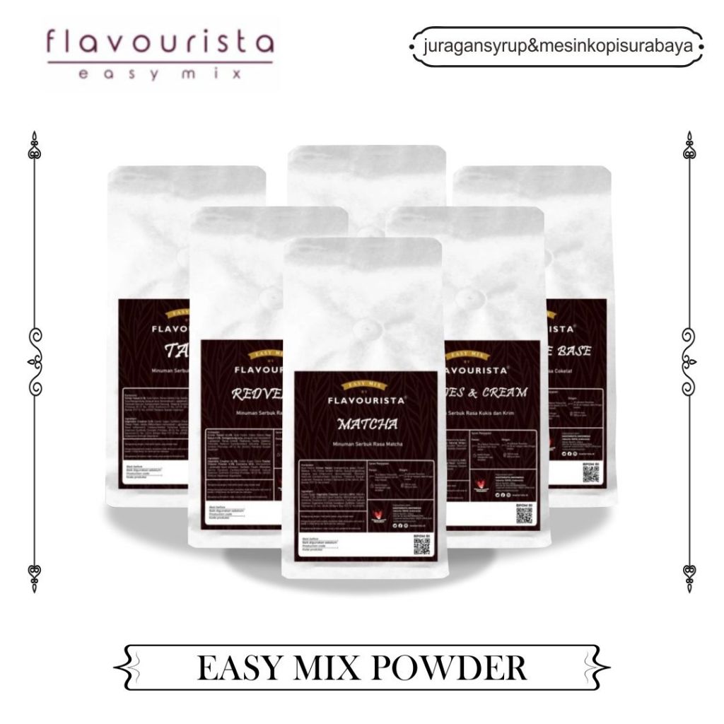 

Flavourista Easy Mix Powder (All Var.) 1000 gr | Jual Flavourista by Masterista di Surabaya