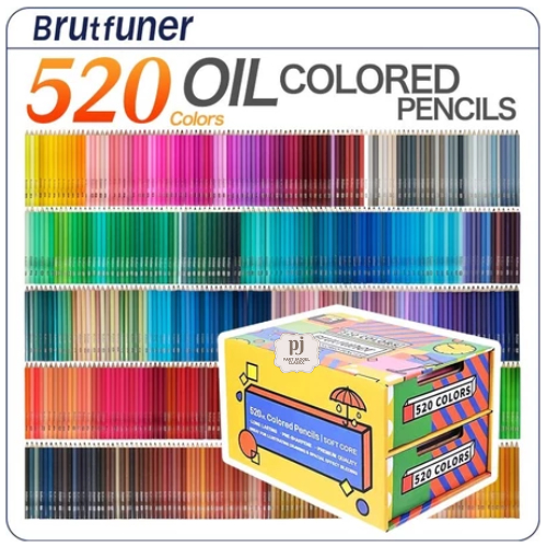 

Pen Pensil Pulas Pewarna Set 520 Pcs Pencil Brutfuner Colored Pewarna Gambar Lukisan Profesional