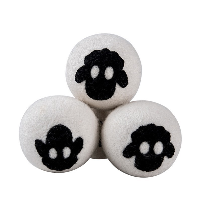 OneKlik - Wool Drying Ball 3pcs Bola Pengering Mesin Cuci Reusable Dryer Ball Laundry Antistatic