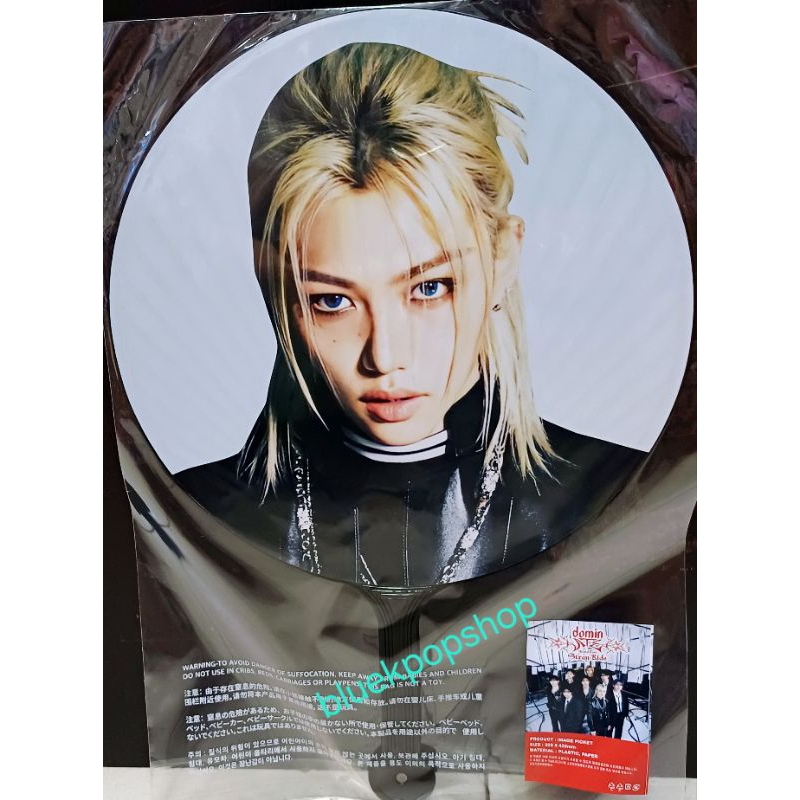 《 Un - Official  》Konser Merch Kipas Uchiwa Kpop STRAY KIDS - DOMINATE Semua Member