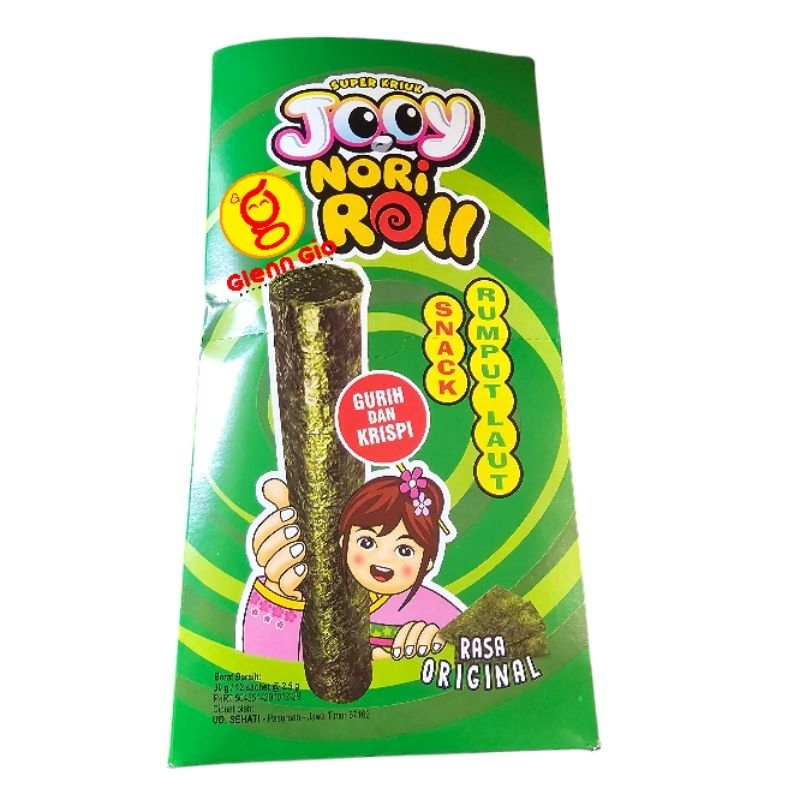 

Nori Jooy Nori Roll Rumput Laut Panggang Box isi 12 pcs