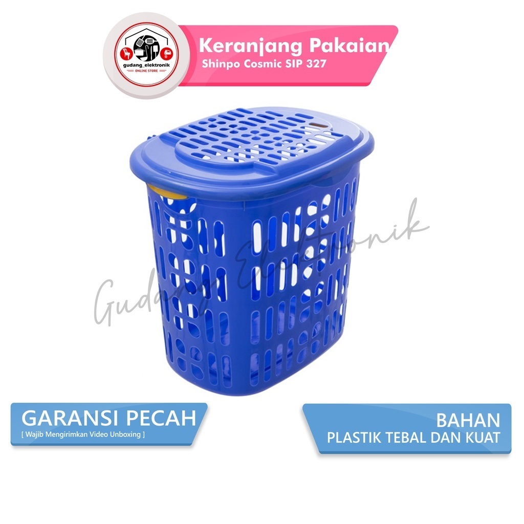 Shinpo Keranjang Pakaian Cosmic Keranjang Baju Plastik SIP 327