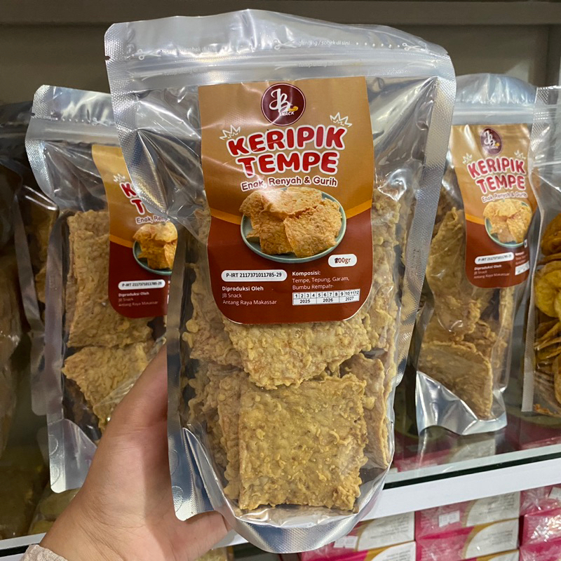 

KERIPIK TEMPE JB SNACK 170gr