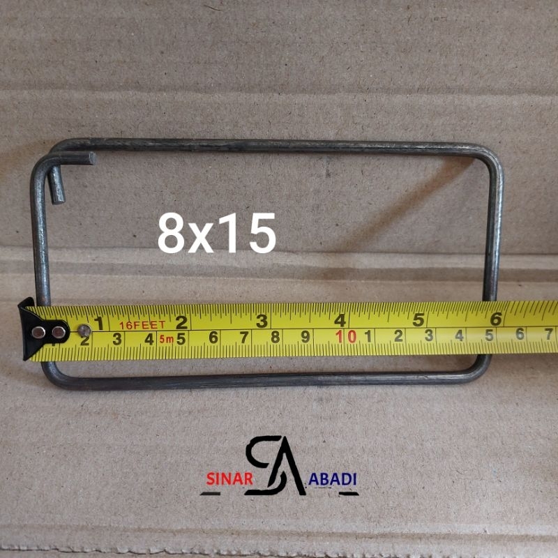 RING BESI TIANG CINCIN BEHEL 8x15