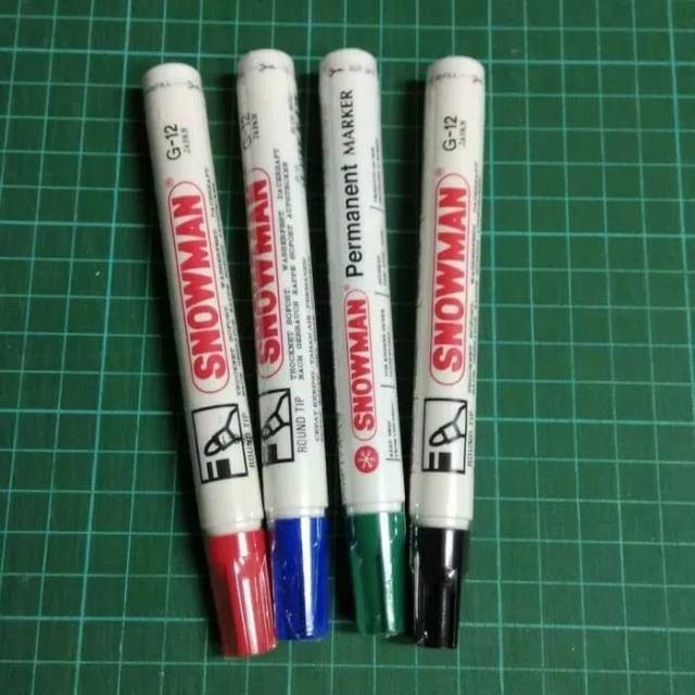 

Spidol Permanen Snowman Marker G-12 - Pcs