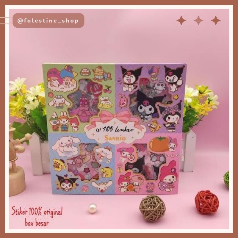

Sticker Momo Sanrio isi 100 Lembar
