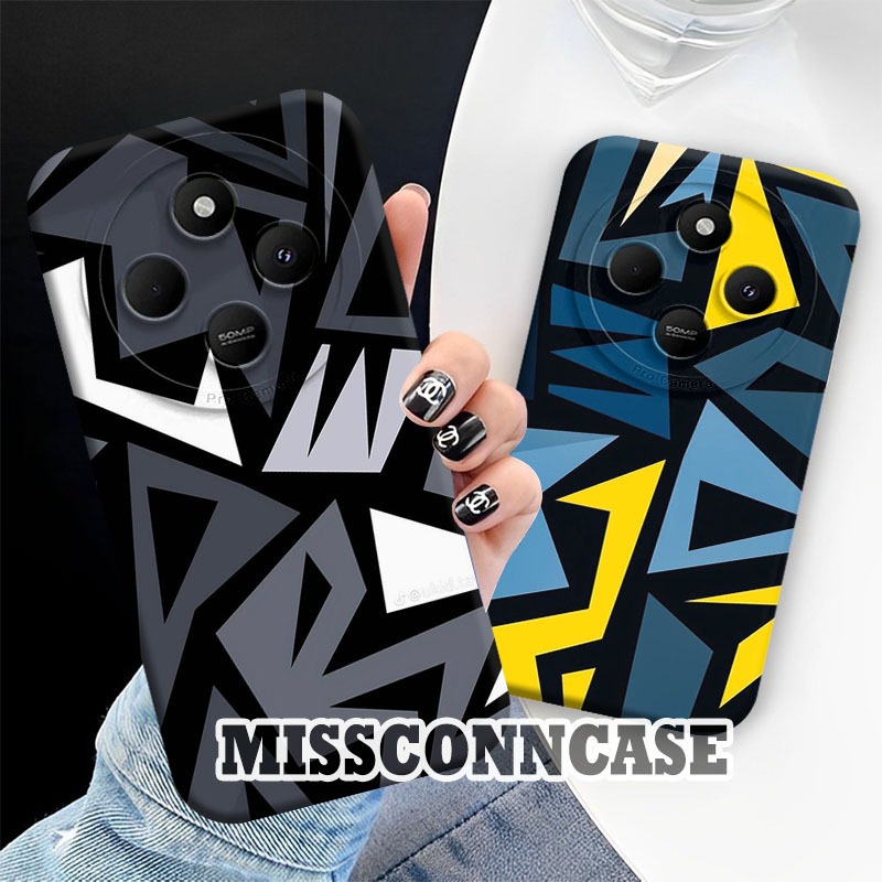 Cassing Redmi 14C 4G 2024 13C 12C A3 9C 9A 10C 10A Poco C40 C65 Motif Aesthetic Abstrak - Casing Bah