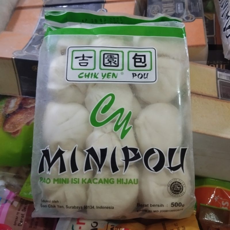 

minipao chikyen kacang hijau