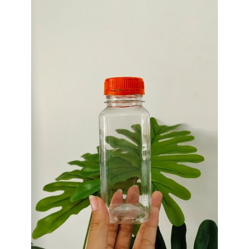 Botol Kale Kotak 250ml || Botol Kale Tebal 250ml || Botol Kemasan 250ml || Botol Plastik Tebal 250ml