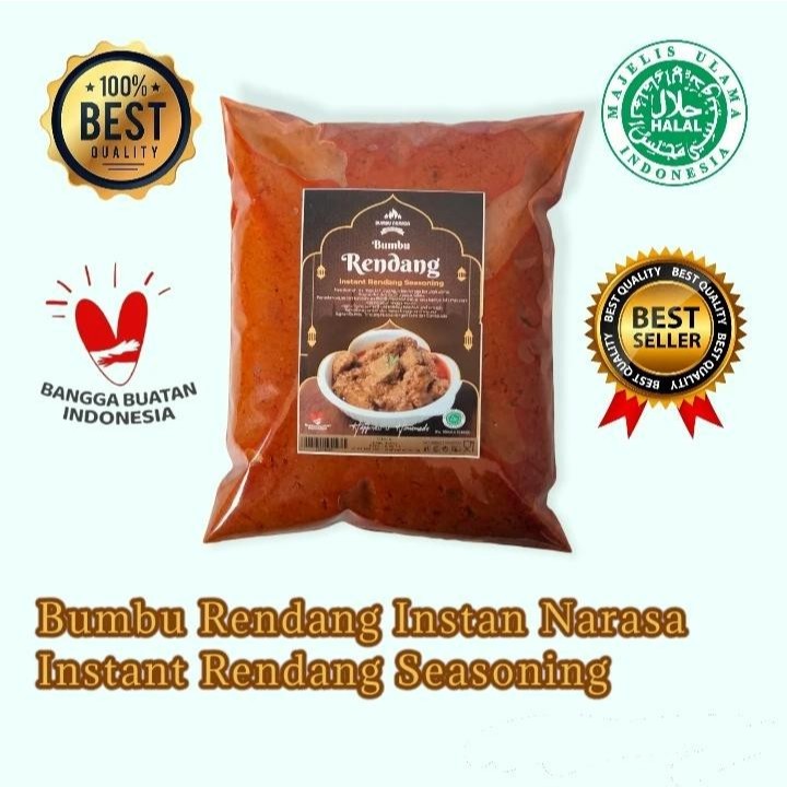 

BARU!!! BUMBU RENDANG INSTANT / INSTANT RENDANG SEASONING 500 GR