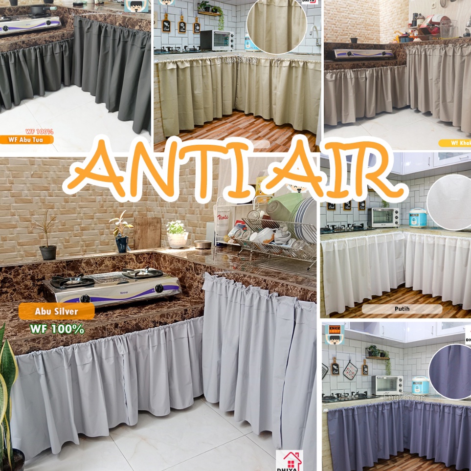 Diskon sd 5 Gorden Dapur Waterproof  Gorden Kolong Dapur Anti Air