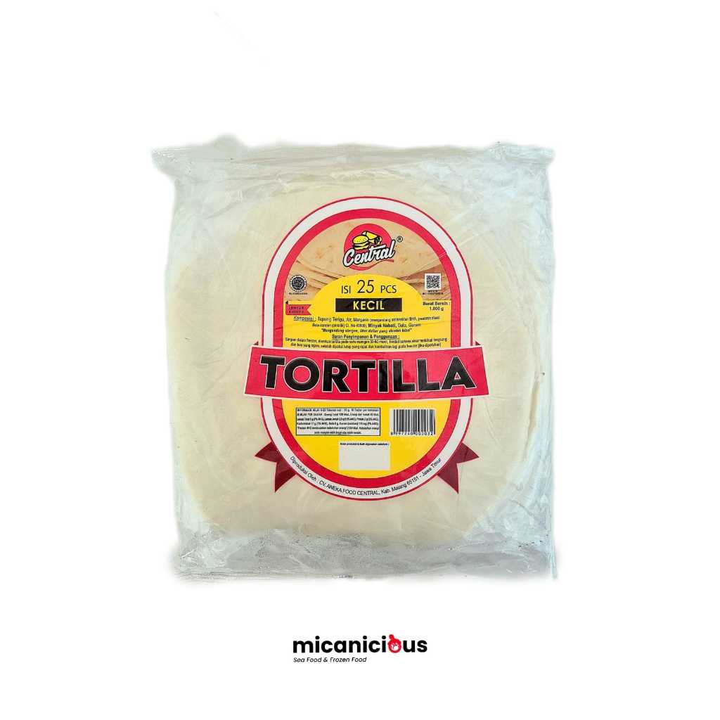 

CENTRAL TORTILLA KULIT KEBAB KECIL UKURAN 20CM ISI 25 LEMBAR