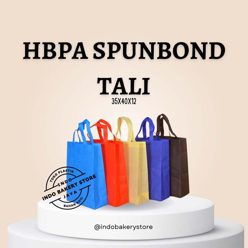 

Tas HBPA Spunbond | Ukuran 35x40x12 | 1 lusin (12pcs)