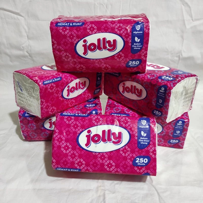 Tissue Jolly facial 250 sheet Tisu wajah murah Tissu Jolly facial murah Jolly 250 Sheets / Tissue Jo