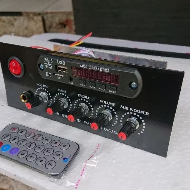 kit power speaker aktif  mono tip mospek + USB mp3 bluetooth