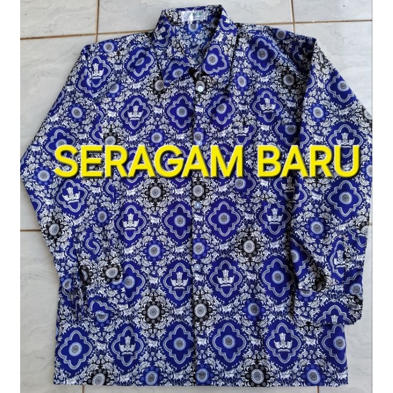 SERAGAM SEKOLAH BATIK BIRU
