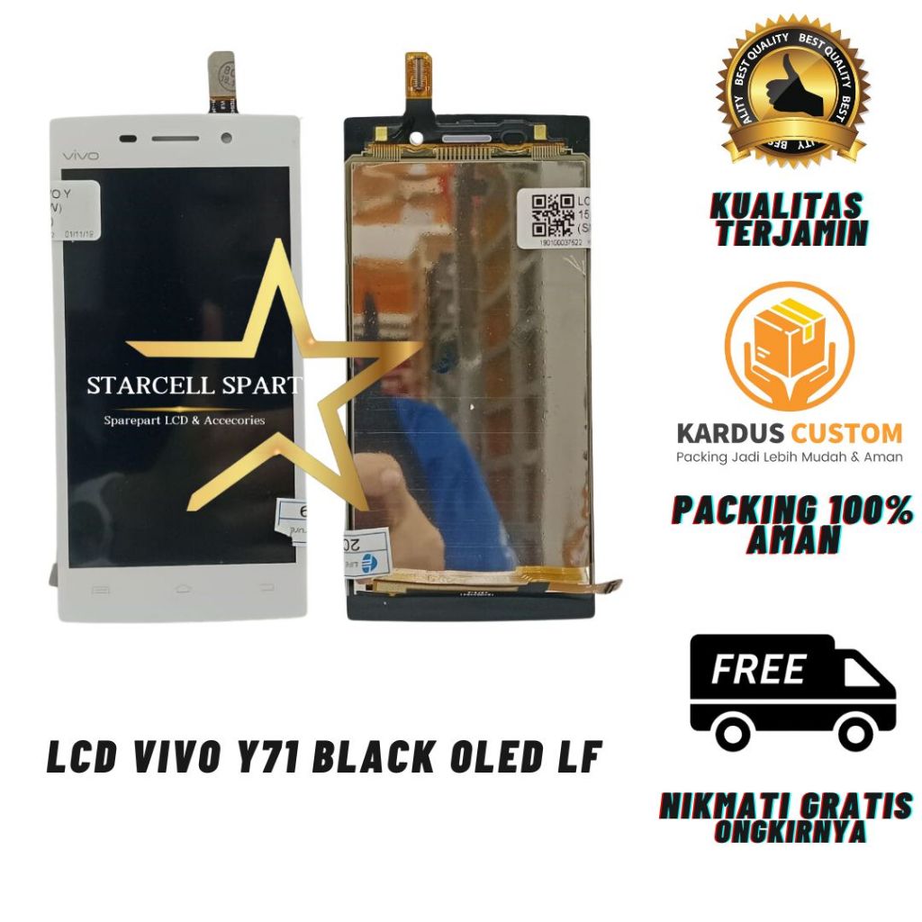 LCD VIVO Y71 BLACK OLED LF