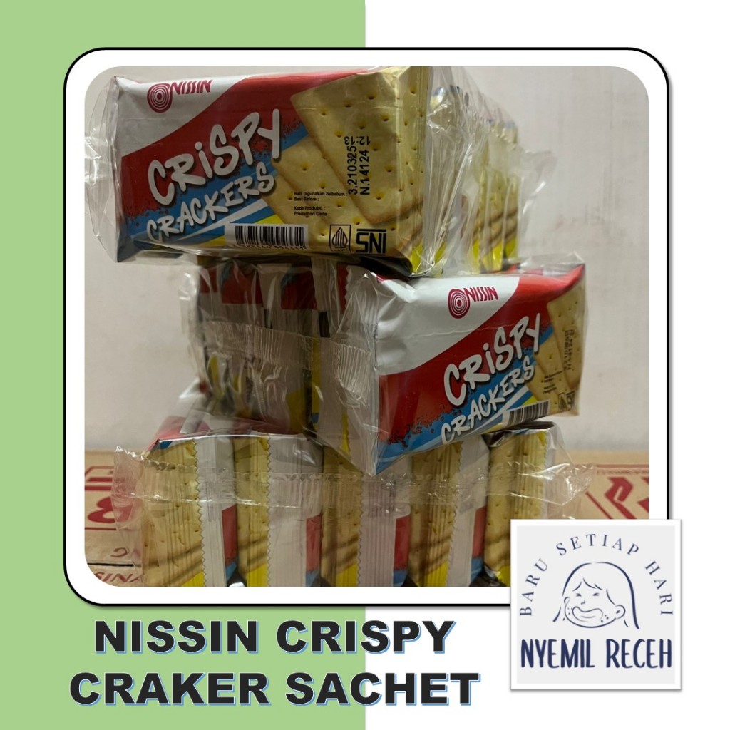 

Nissin Crispy Craker Sachet Isi 10pcs x 30gr