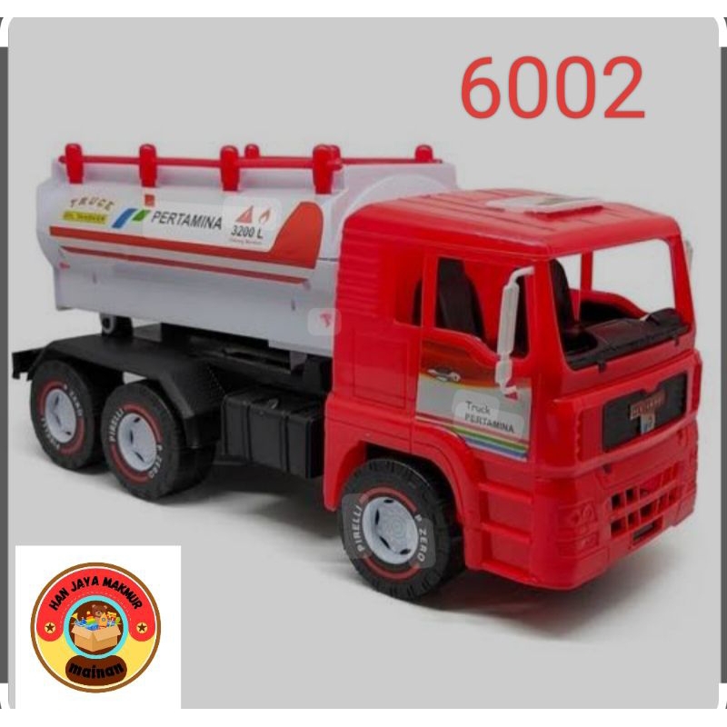 Mainan mobil truk Tanki besar / Mainan Mobil truk Pertamina
