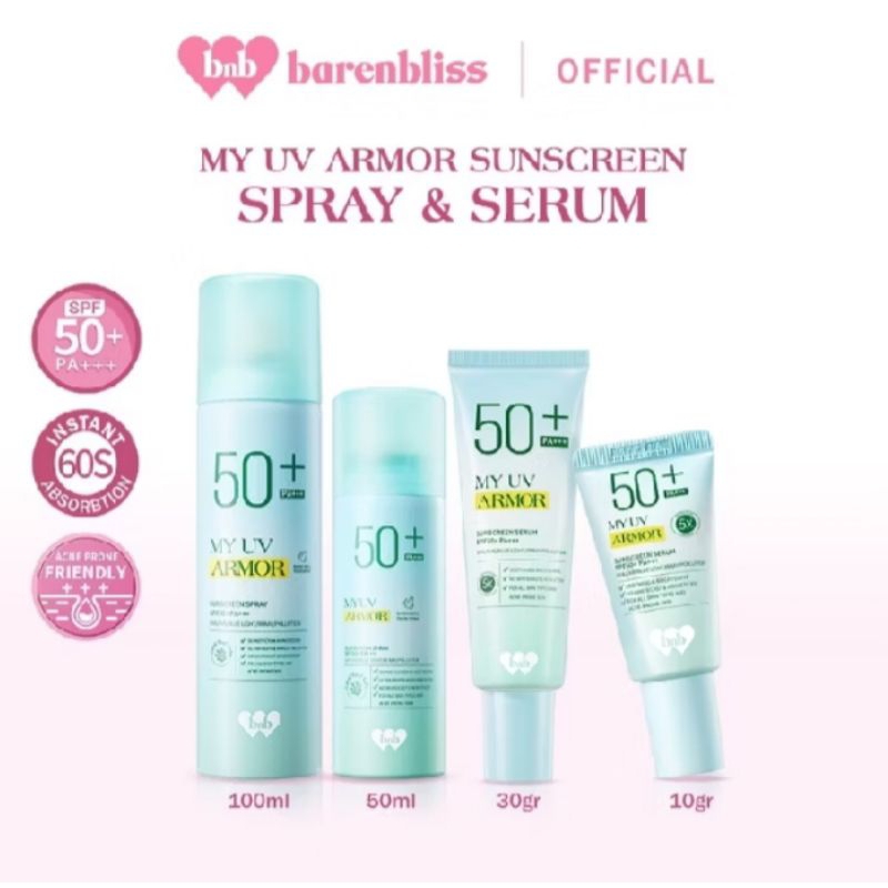 BARENBLISS MY UV ARMOR SUNSCREEN SPRAY