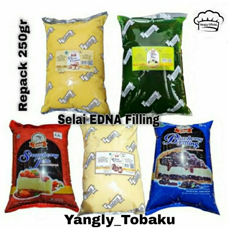

Selain EDNA Buah Premium ISIAN (FILLING) / TOPPING 250gr All Variant