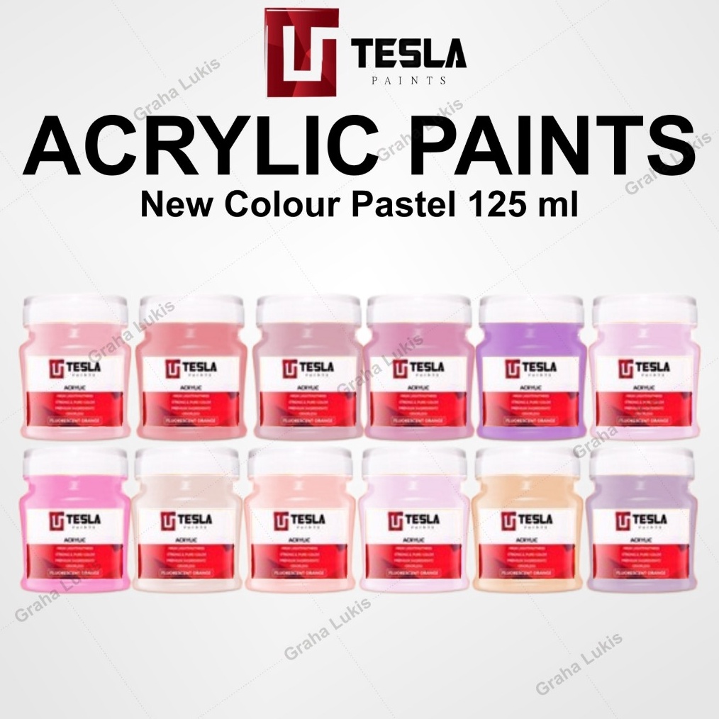 

KODE L16S Tesla Paints Acrylic 125ml NEW COLOR PASTEL