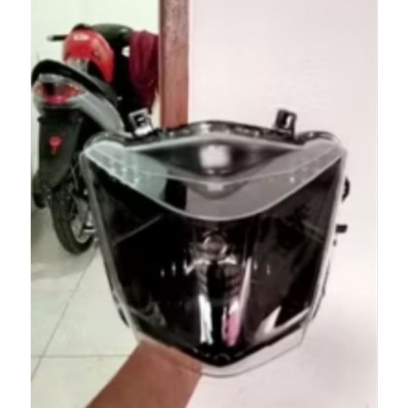 Reflektor  lampu depan  beat Fi  smoke 2012 2016 Reflektor depan beat Fi smoke catom hitam