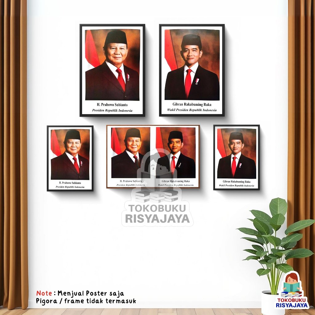 Poster Presiden dan Wakil Presiden