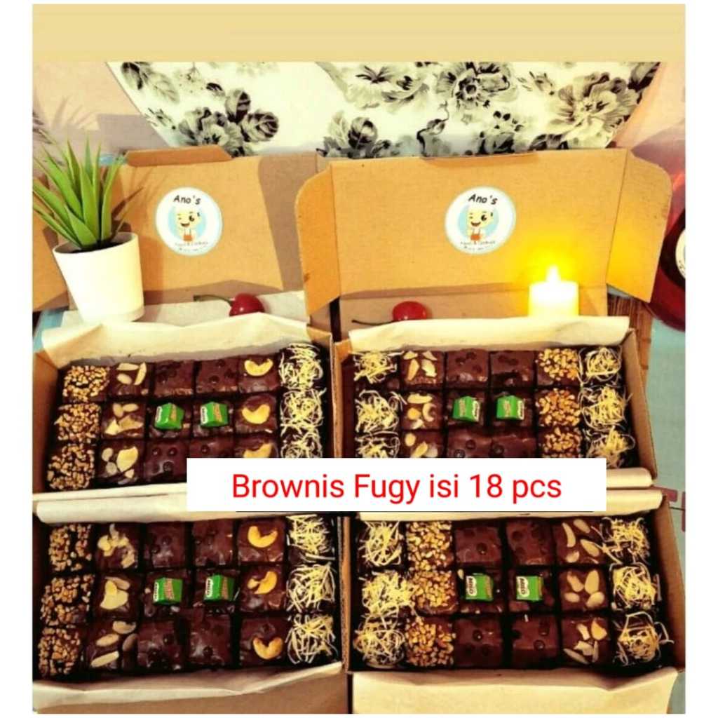

Brownies Fuggy Dark Coklat Millo skat 18 ( 20x10cm )