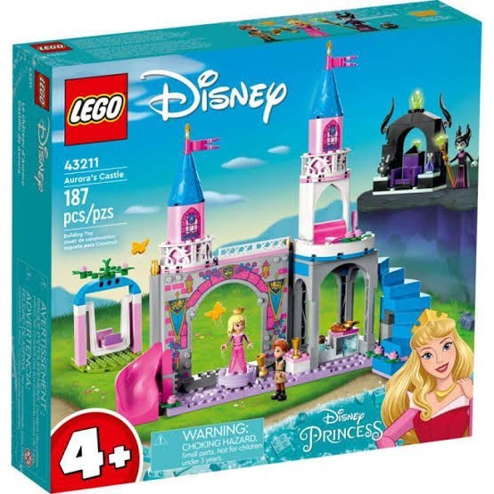 LEGO Disney Princess - 43211 Aurora’s Castle Set Building Kid Toys Sleeping Beauty Movie Aurora Male