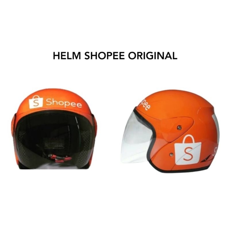 Helm ShoopeFood Driver SNI / Atribut Shoopefood Driver / Helm SNI Driver Ojol