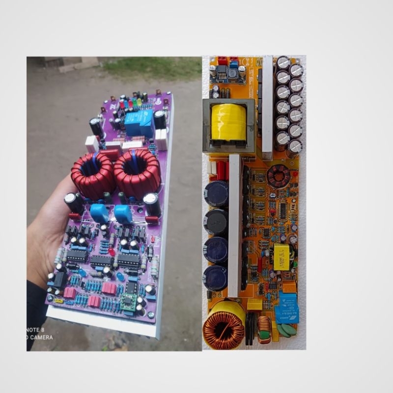 paket class d 2k5 dengan smps pfc 4500watt 130vdc