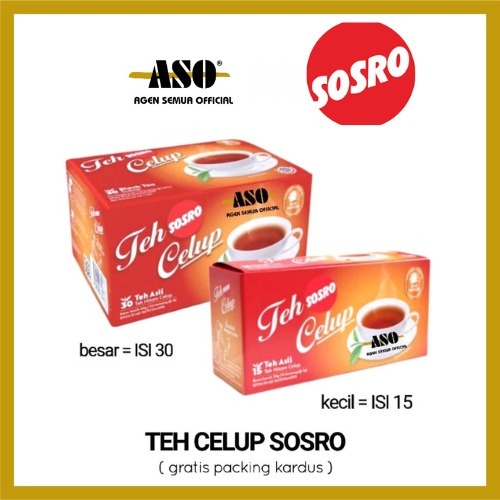 

Teh Celup Sosro ( isi 15 & 30 )