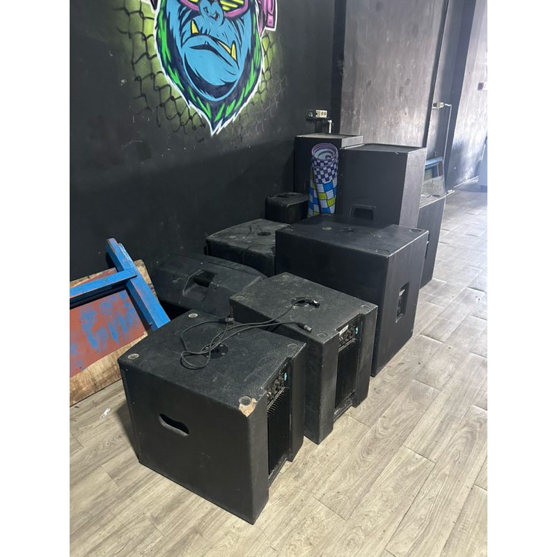 dijual sound system pasif , mixer,crosover,power ex cafe