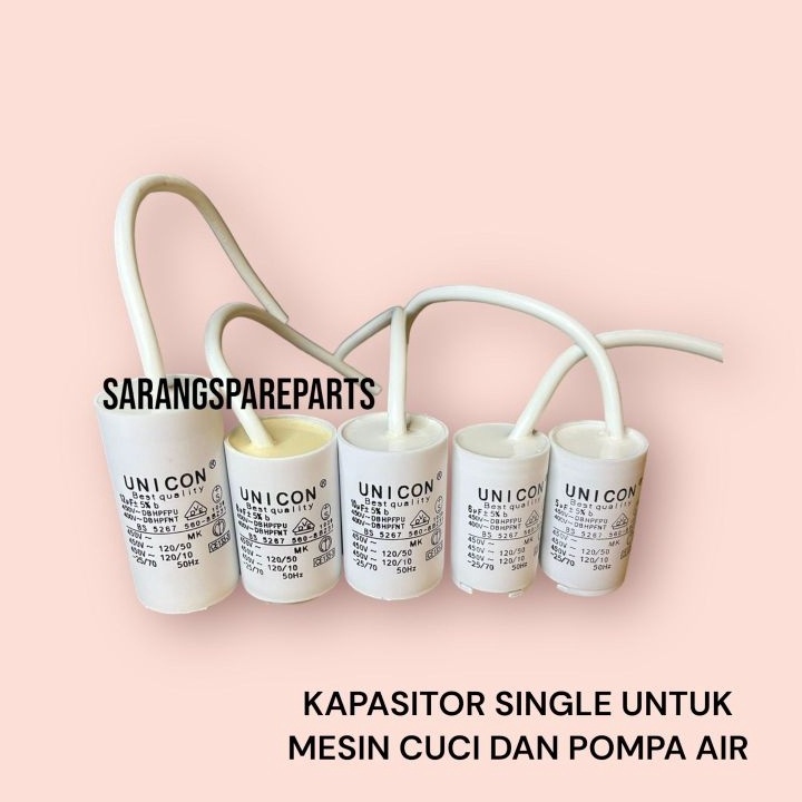KAPASITOR 5 UF  KAPASITOR 6 UF  KAPASITOR 1 UF  KAPASITOR 8 UF  KAPASITOR 12 UF  KAPASITOR SINGLE UN