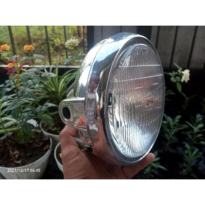 Reflektor Lampu Depan Honda Tiger Crom Headlamp Depan Honda Tiger 2000 Tilas