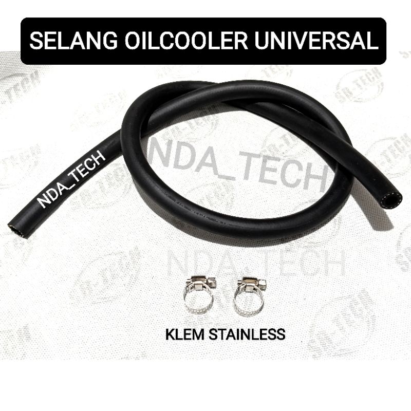 [PROMO] SELANG OIL COOLER TAHAN PANAS SELANG OIL COOLER UNIVERSAL HITAM TAHAN PANAS TEBAL SELANG OIL