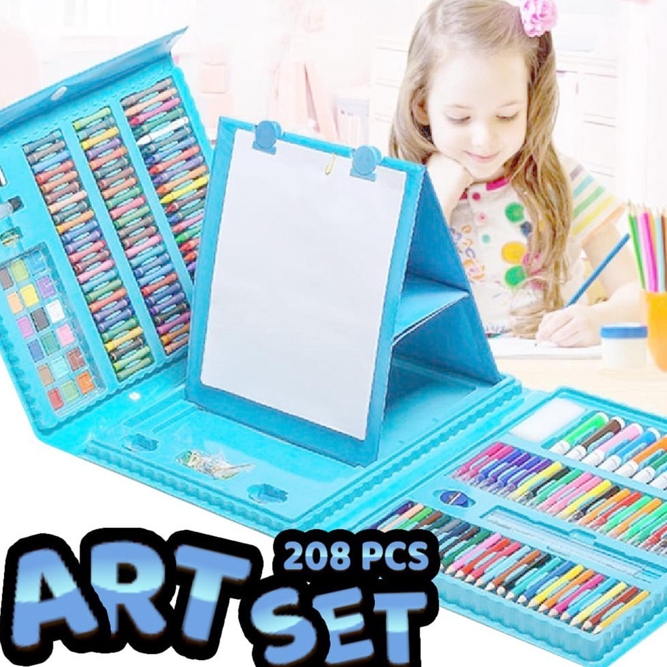 

Hadir Sekarang Crayon Art Set Colouring Box Krayon Lengkap 28