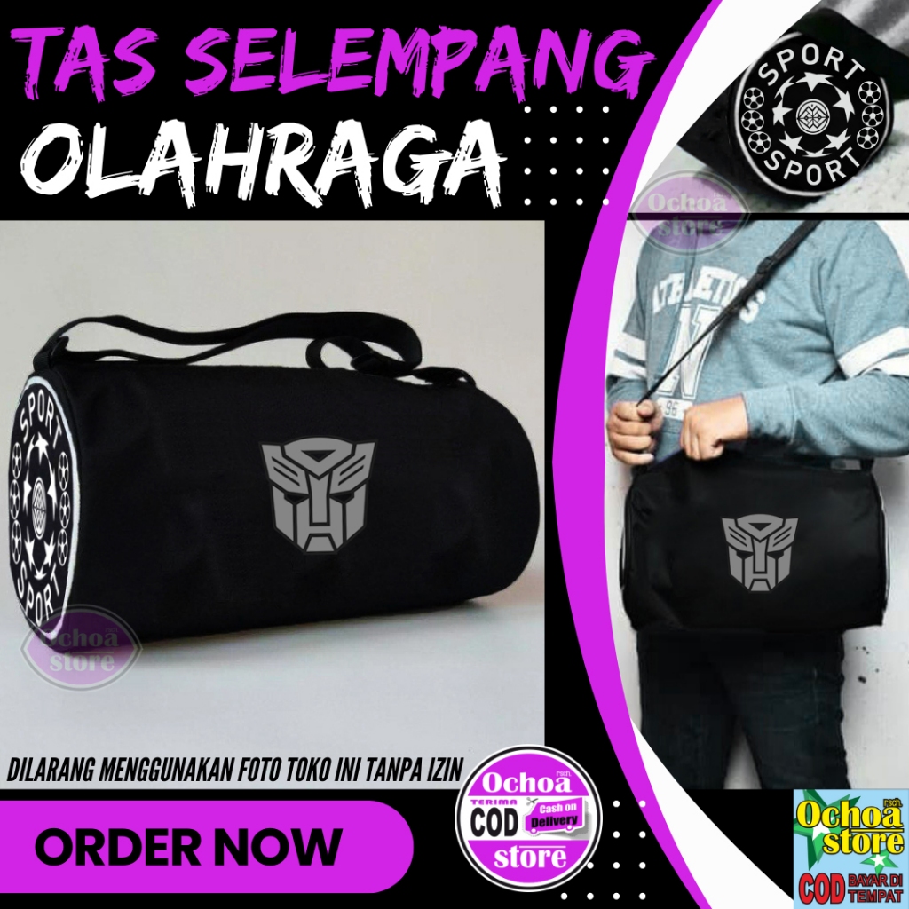 Tas Cicle bag Tas BulatTas Jinjing Tabung Futsal / Tas Sepatu Jinjing Tabung SepakBola / Tas Selempa